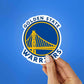 Golden State Warriors Sticker waterproof vinyl decal for laptop, bike, car & bottle