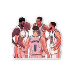 Golden State Warriors Team Sticker waterproof vinyl decal for laptop, bike, car & bottle
