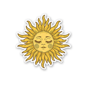 Golden Sun Sticker - Stickers | STICK IT UP