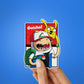 Gotcha Glitter Sticker