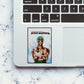 Green Haired Swordsman Glitter Sticker