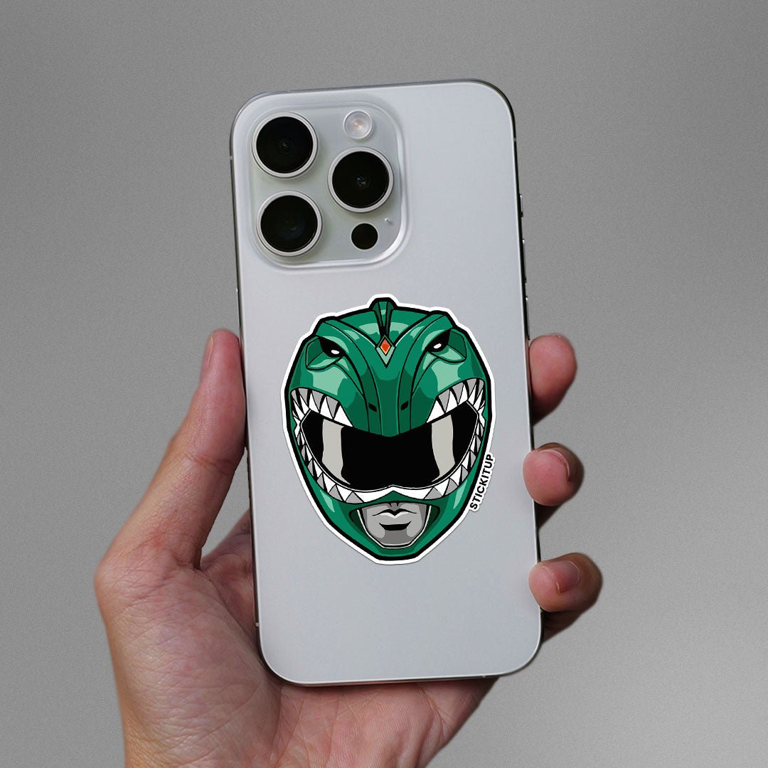 Green Ranger Sticker waterproof vinyl decal for laptop, bike, car & bottle