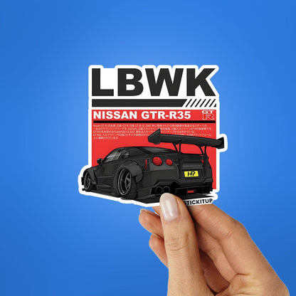 GTR R35 Sticker - STICK IT UP