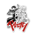 Guts And Griffith Sticker waterproof vinyl decal for laptop, bike, car & bottle