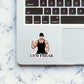 Gym Freak Sticker waterproof vinyl decal for laptop, bike, car & bottle