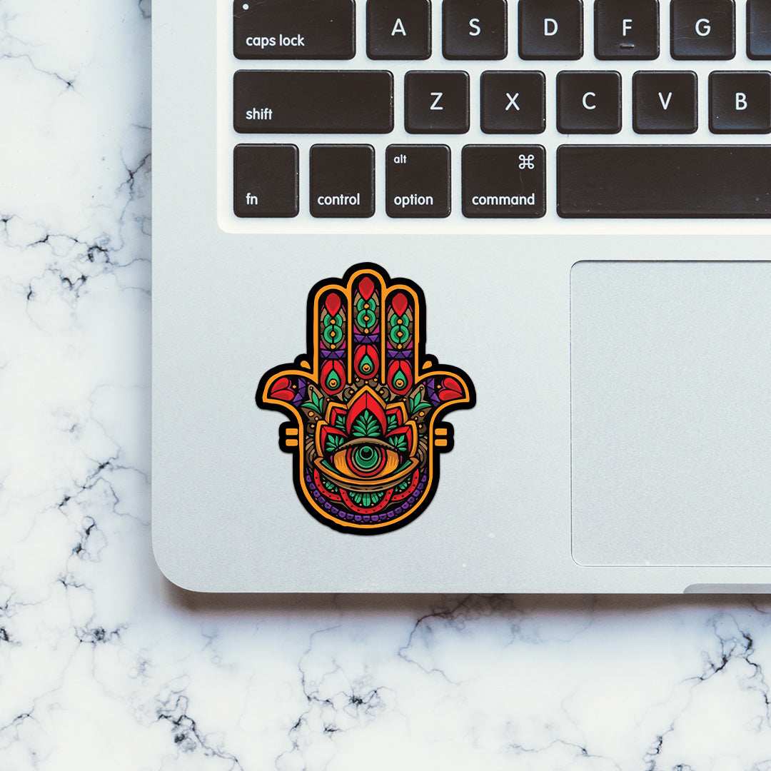 Hamsa Hand Symbol Sticker - STICK IT UP