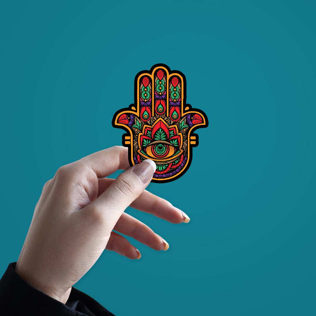 Hamsa Hand Symbol Sticker - STICK IT UP