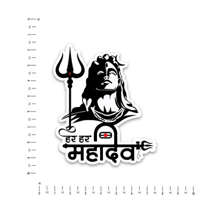Har Har Mahadev - Bumper Sticker - STICK IT UP