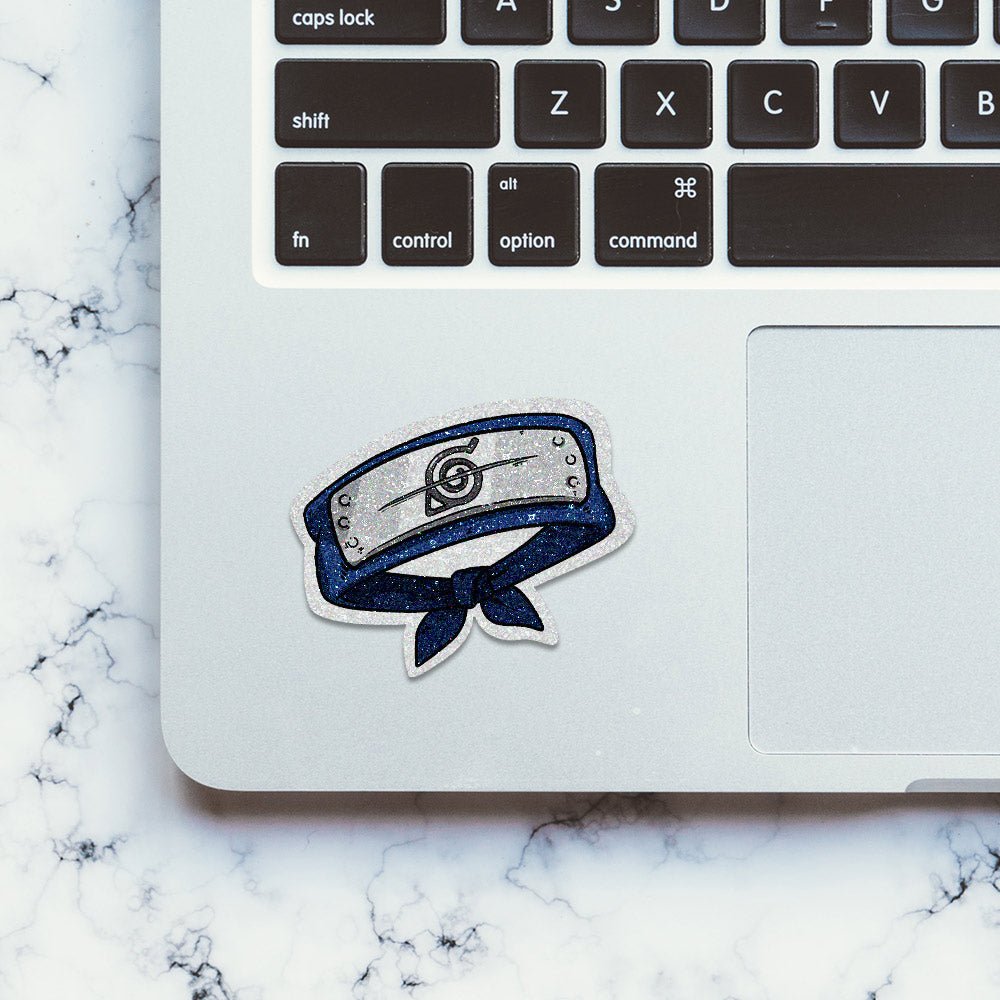 Head Band Glitter Sticker waterproof vinyl decal for laptop, bike, car & bottle