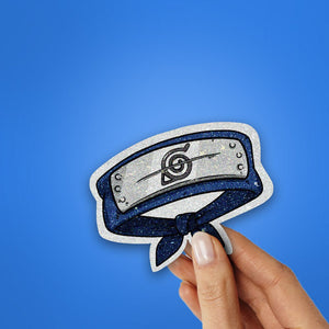 Head Band Glitter Sticker waterproof vinyl decal for laptop, bike, car & bottle