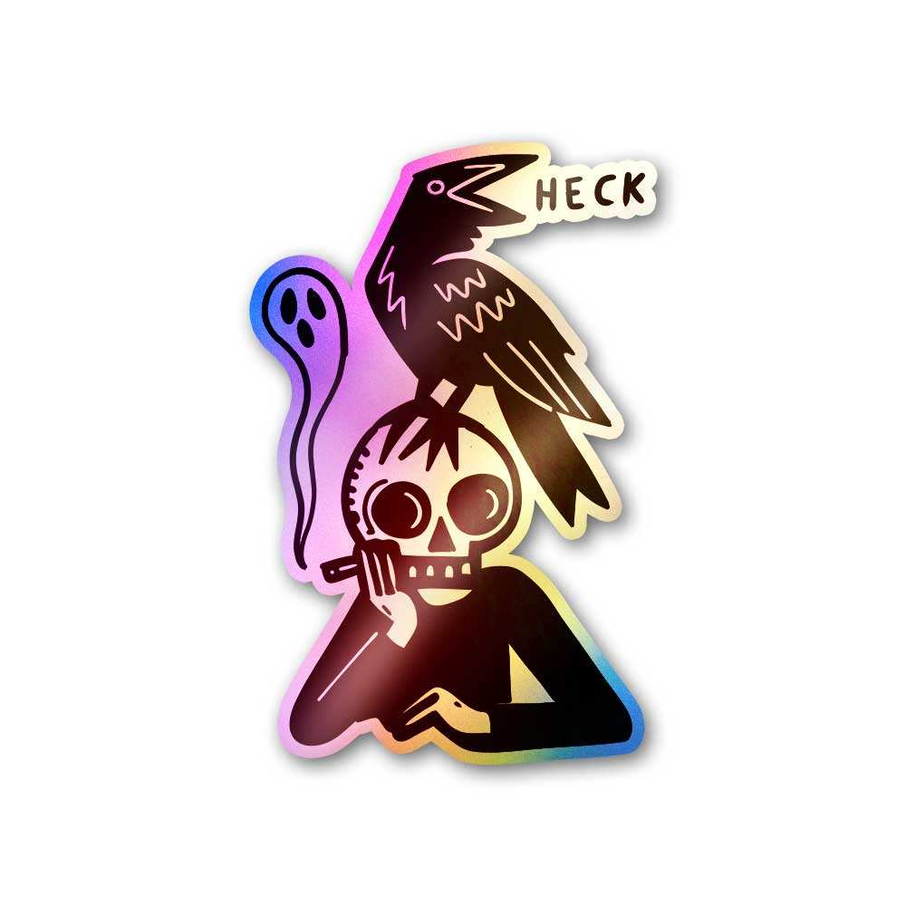 Heck Holographic Sticker - Holographic stickers | STICK IT UP