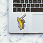 Helicopter Shot Sticker waterproof vinyl decal for laptop, bike, car & bottle