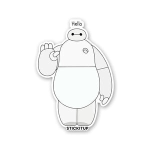 Hello 1.0 Sticker waterproof vinyl decal for laptop, bike, car & bottle