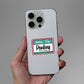 Hello I M Reading Sticker waterproof vinyl decal for laptop, bike, car & bottle