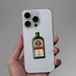 Herbal Liqueur Bottle Glitter Sticker