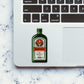 Herbal Liqueur Bottle Glitter Sticker