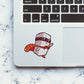 Hero Sushi Glitter Sticker waterproof vinyl decal for laptop, bike, car & bottle
