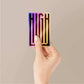 High Low Holographic Stickers waterproof vinyl decal for laptop, bike, car & bottle