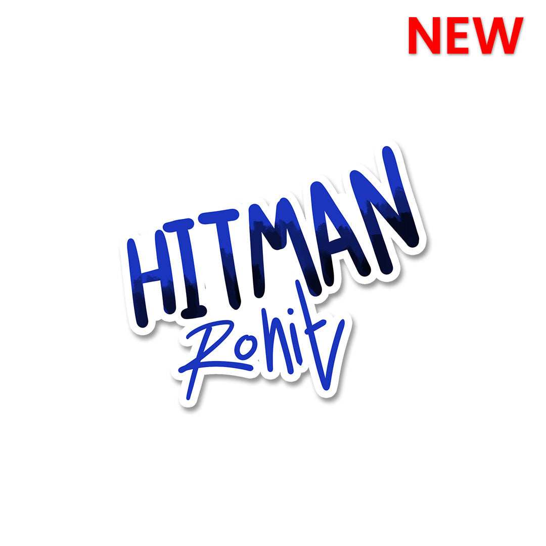 Hitman Rohit Sticker waterproof vinyl decal for laptop, bike, car & bottle