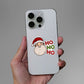 Ho Ho Ho Sticker waterproof vinyl decal for laptop, bike, car & bottle