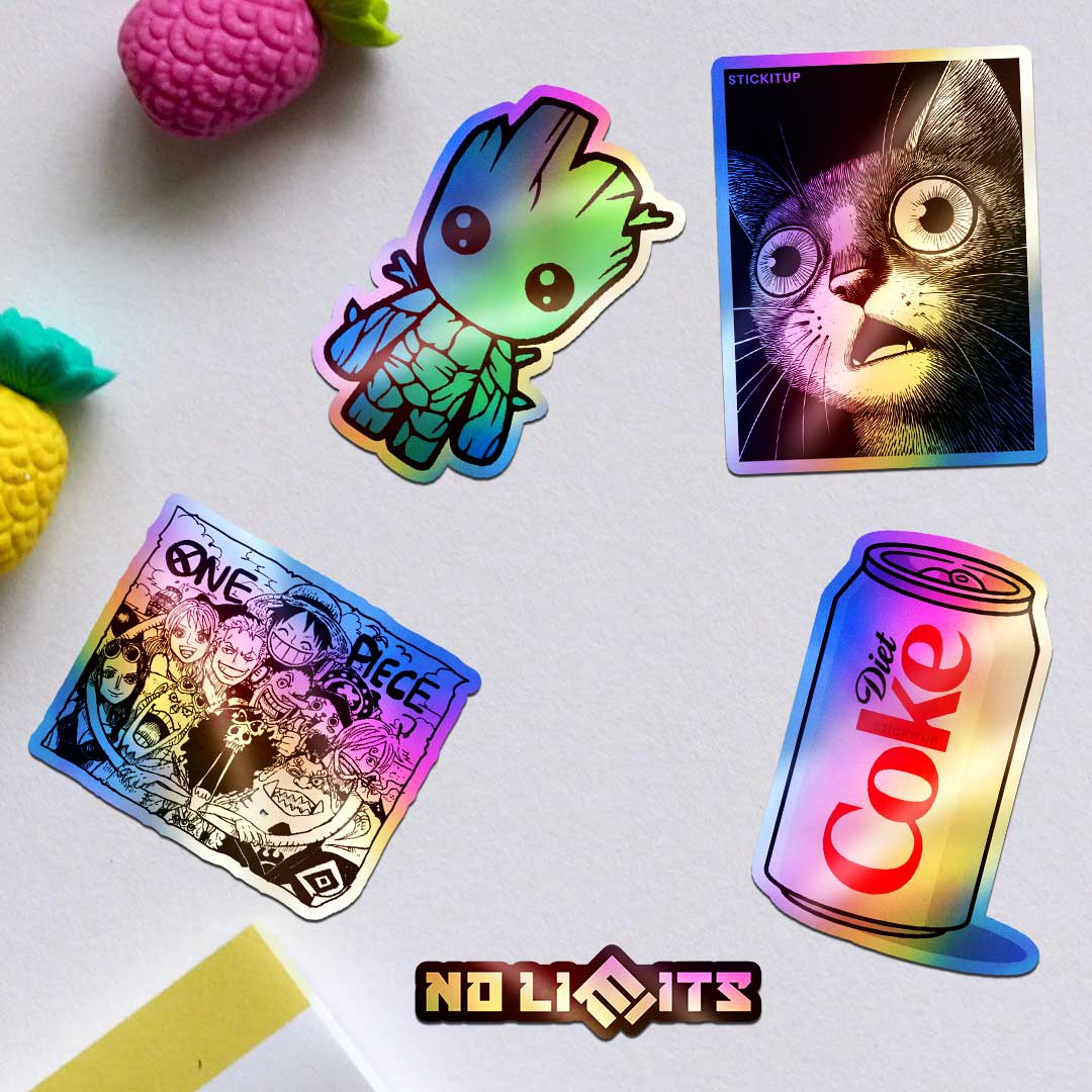 Holographic Best-Seller Sticker Pack [5 Sticker] - Sticker Packs | STICK IT UP