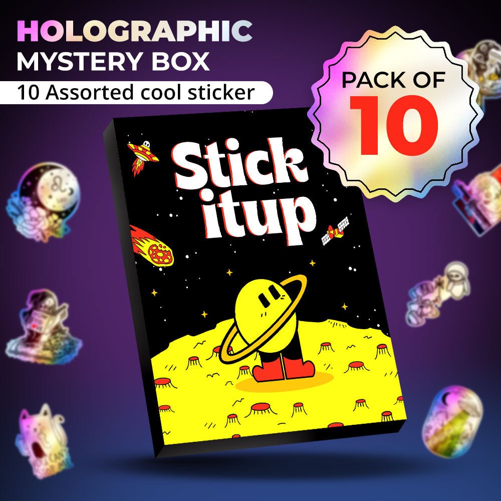 Holographic Mystery Box [10 Random Stickers] - Mystery Box | STICK IT UP