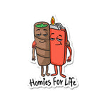 Homies For Life Sticker waterproof vinyl decal for laptop, bike, car & bottle