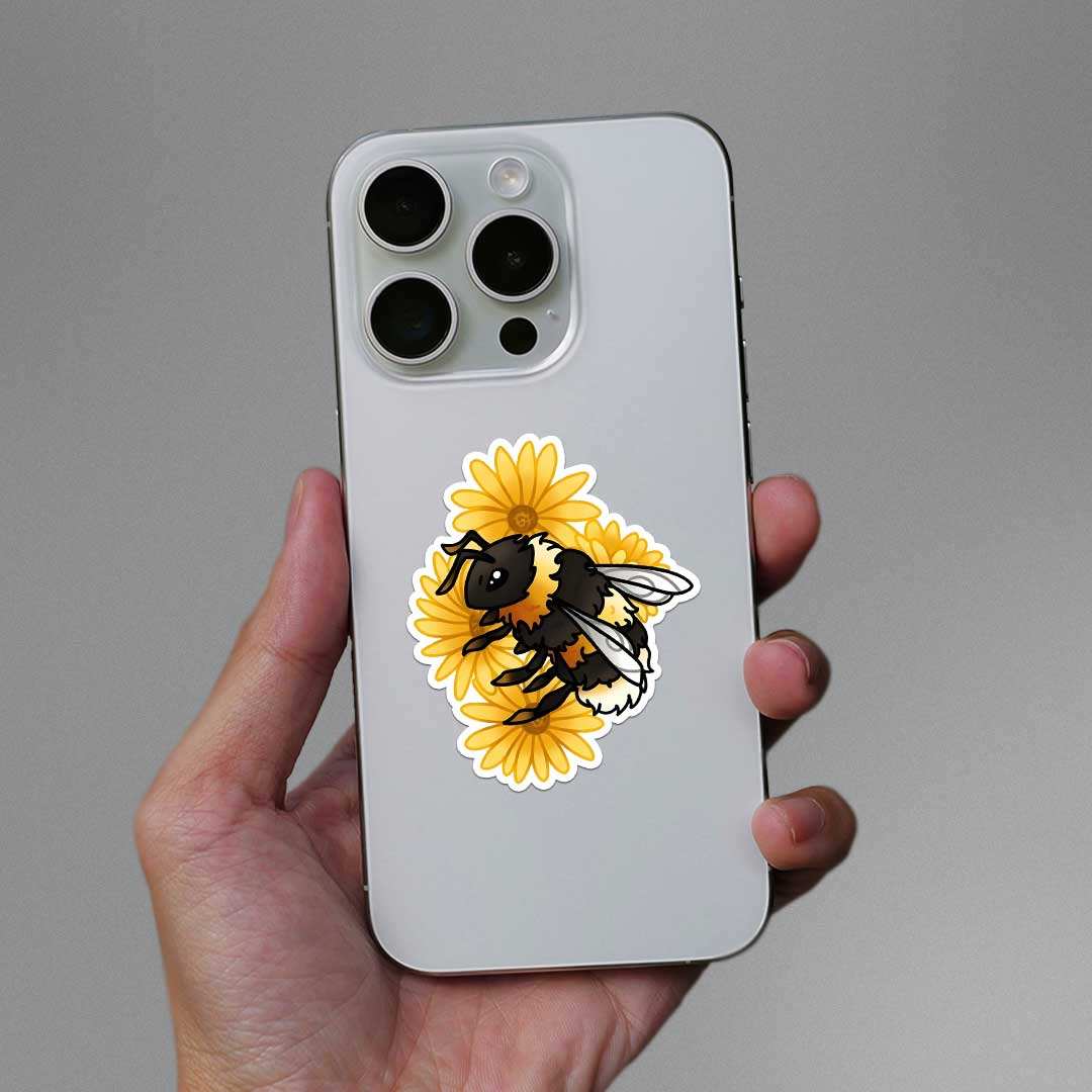 Honeybee Sticker waterproof vinyl decal for laptop, bike, car & bottle