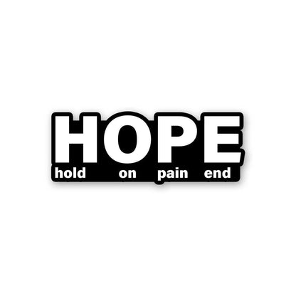 Hope Sticker waterproof vinyl decal for laptop, bike, car & bottle