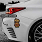 Horn Nahi Gaane Baja Bumper Sticker waterproof vinyl decal for laptop, bike, car & bottle