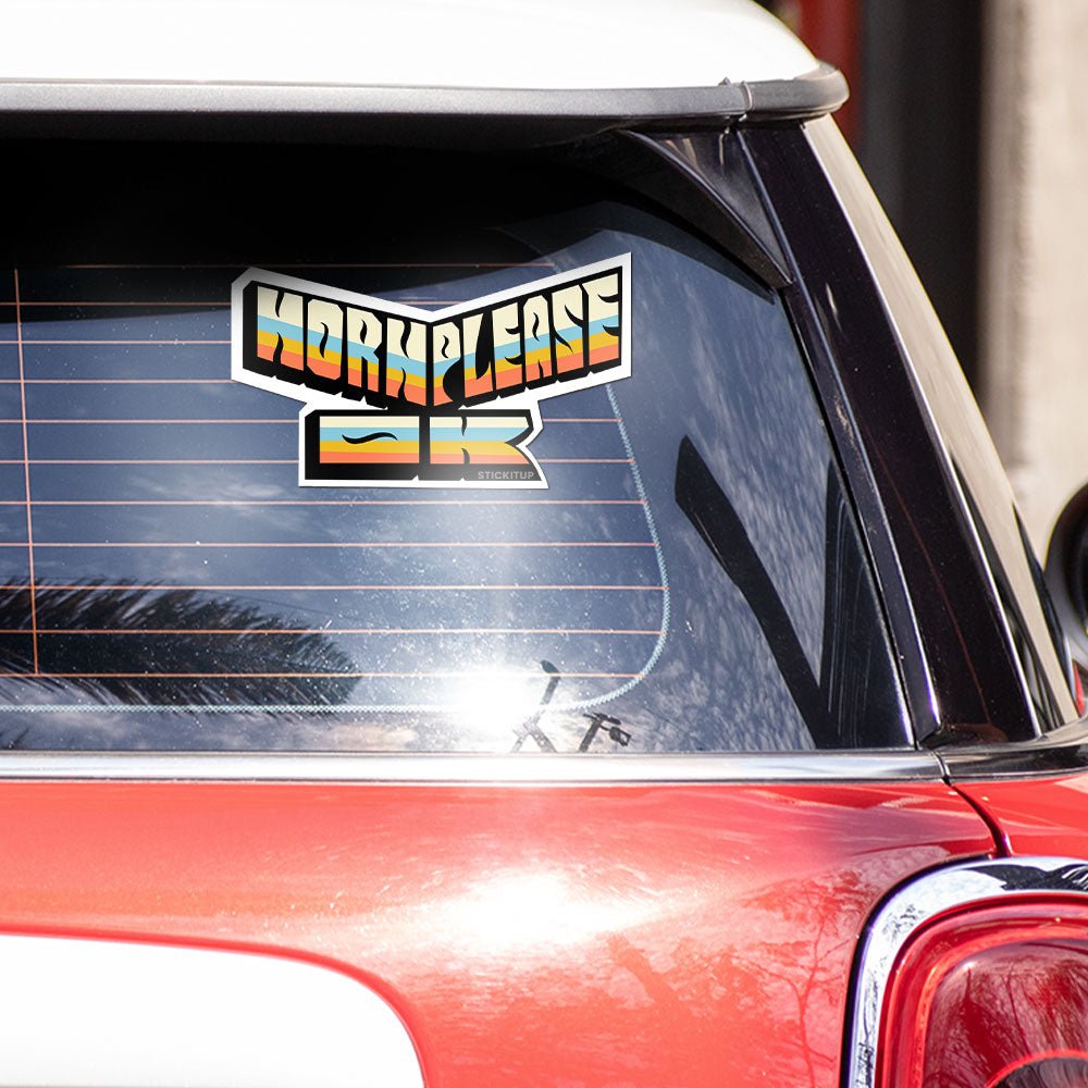 Horn please Bumper Sticker - STICK IT UP