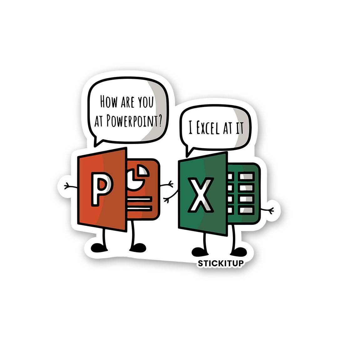 How Are You At Powerpoint Sticker - Stickers | STICK IT UP
