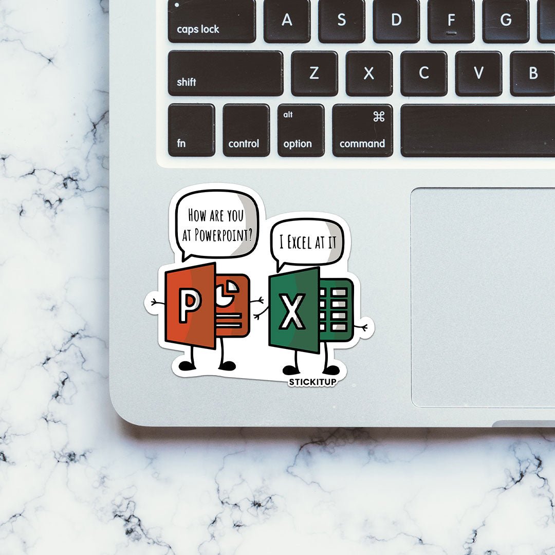 How Are You At Powerpoint Sticker waterproof vinyl decal for laptop, bike, car & bottle