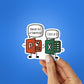 How Are You At Powerpoint Sticker waterproof vinyl decal for laptop, bike, car & bottle