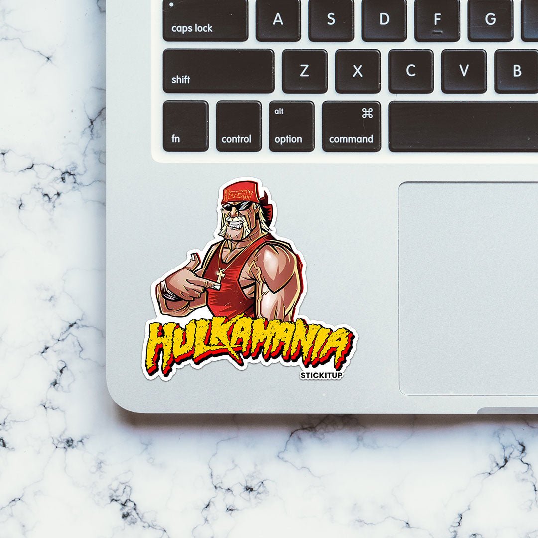 HULKAMANIA Sticker waterproof vinyl decal for laptop, bike, car & bottle