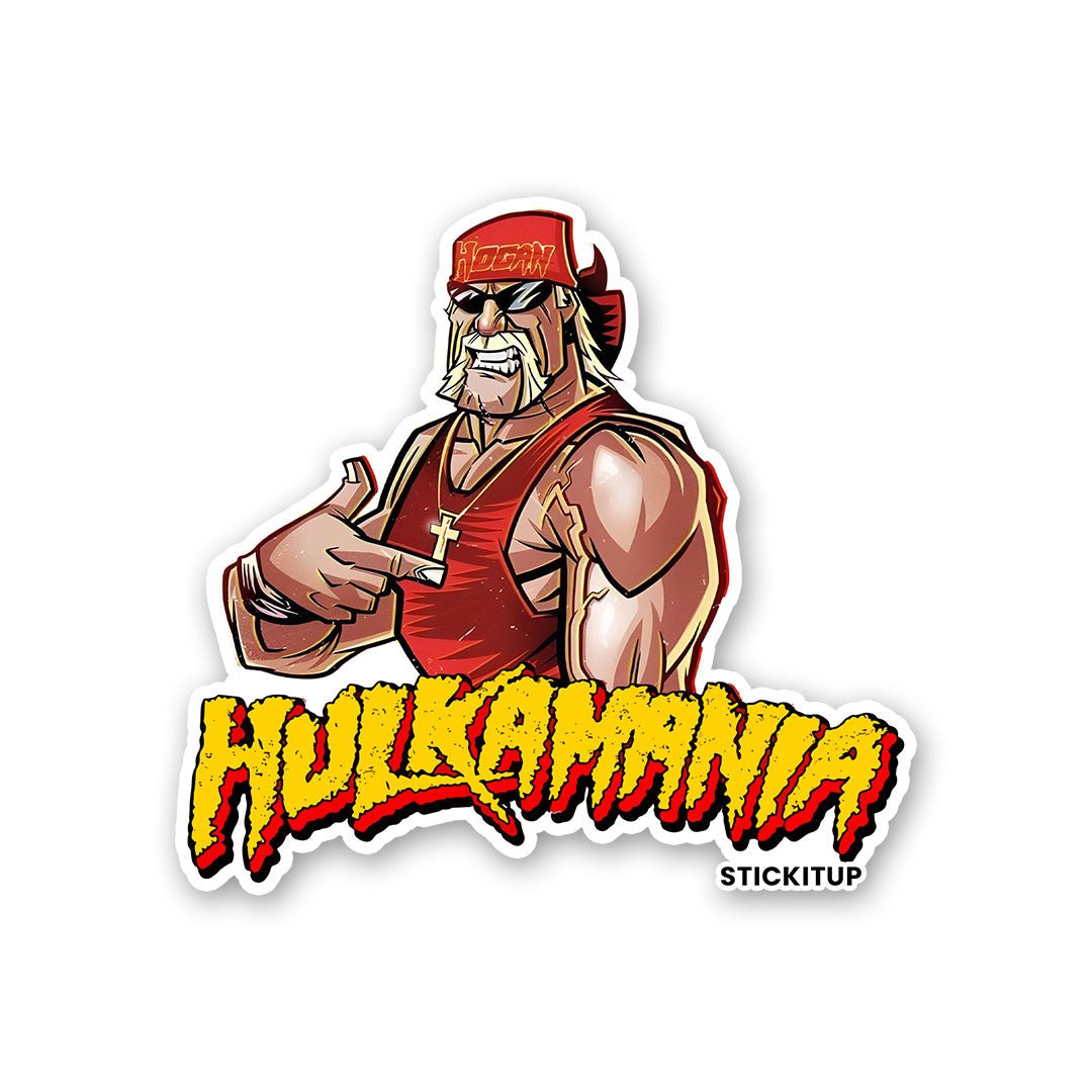 HULKAMANIA Sticker waterproof vinyl decal for laptop, bike, car & bottle
