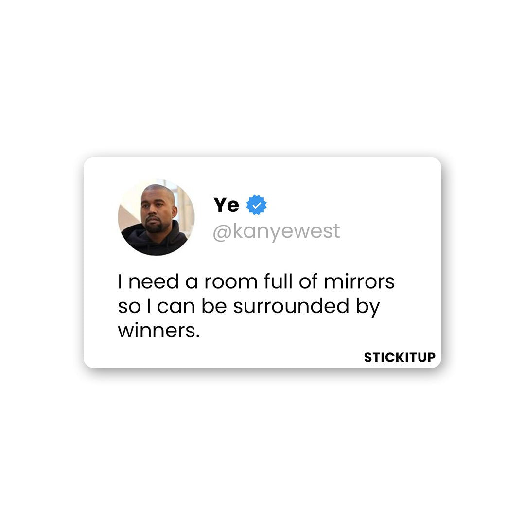I CAN BE SURROUNDED BY WINNERS Sticker - Stickers | STICK IT UP