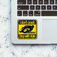 I Don T Crash Stop With Style Sticker waterproof vinyl decal for laptop, bike, car & bottle
