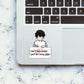 I Don't Hate People Sticker waterproof vinyl decal for laptop, bike, car & bottle