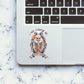 I Hate Everyone But Coffee Helps Sticker waterproof vinyl decal for laptop, bike, car & bottle