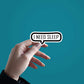 I Need Sleep Sticker waterproof vinyl decal for laptop, bike, car & bottle