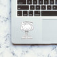 I Overthink Everything Sticker waterproof vinyl decal for laptop, bike, car & bottle