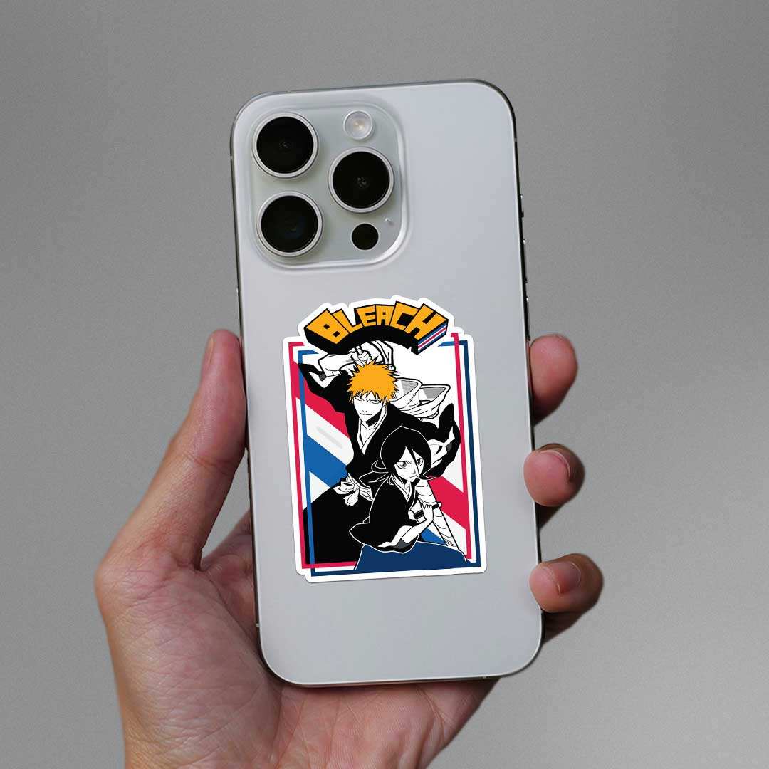 Ichigo Kurosaki Sticker waterproof vinyl decal for laptop, bike, car & bottle