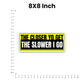 If You Can Read This Bumper Sticker waterproof vinyl decal for laptop, bike, car & bottle