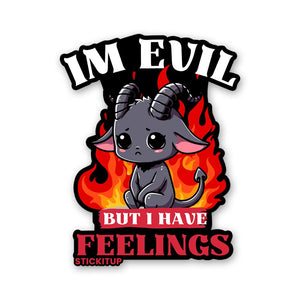 Im Evil Sticker waterproof vinyl decal for laptop, bike, car & bottle