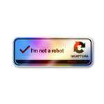 I'm Not a Robot Holographic Stickers - Holographic stickers | STICK IT UP