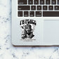 I'M Peace Sticker waterproof vinyl decal for laptop, bike, car & bottle