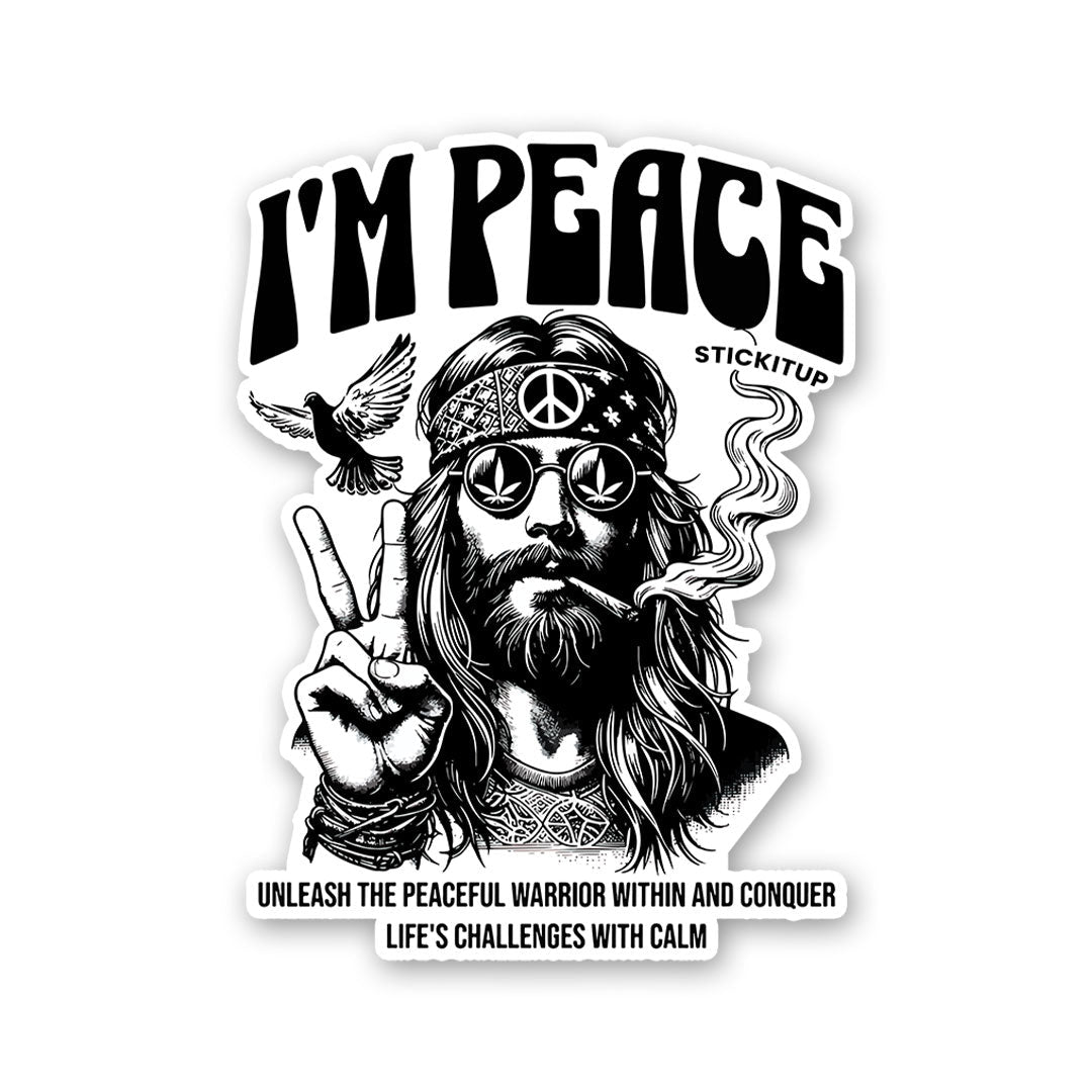 I'M Peace Sticker - Stickers | STICK IT UP