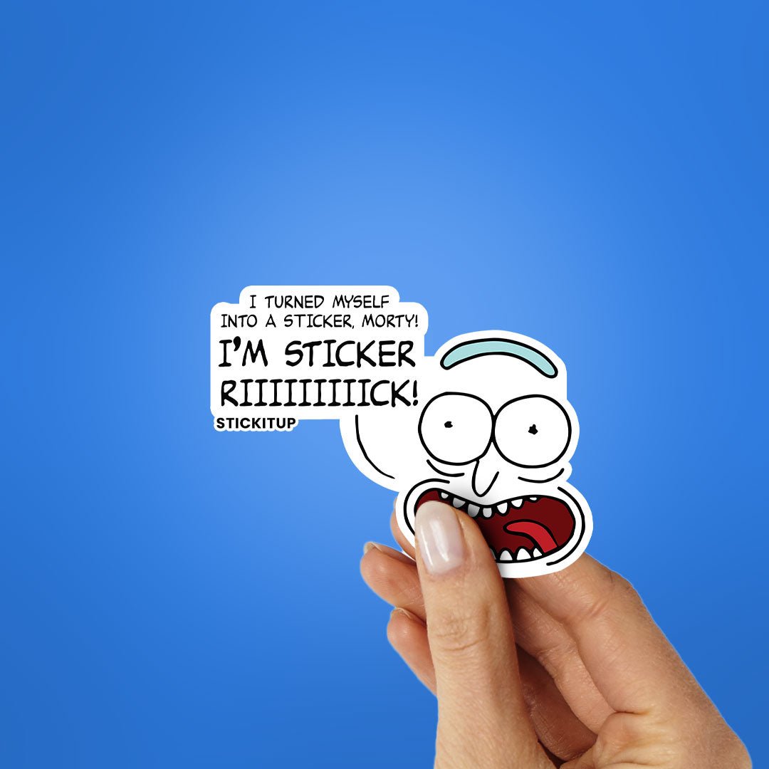 I'm Sticker Rick! Sticker waterproof vinyl decal for laptop, bike, car & bottle