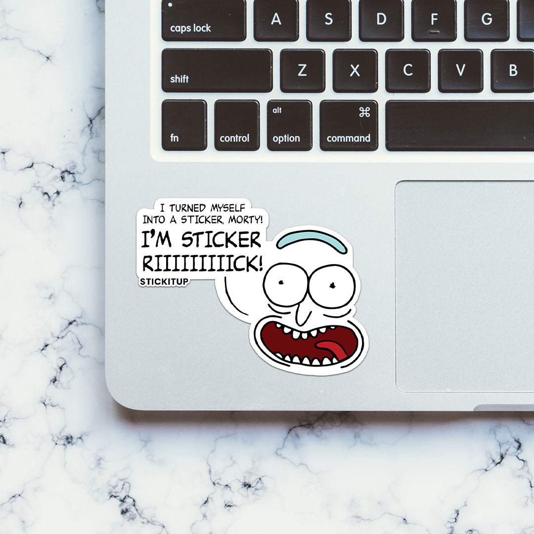I'm Sticker Rick! Sticker waterproof vinyl decal for laptop, bike, car & bottle